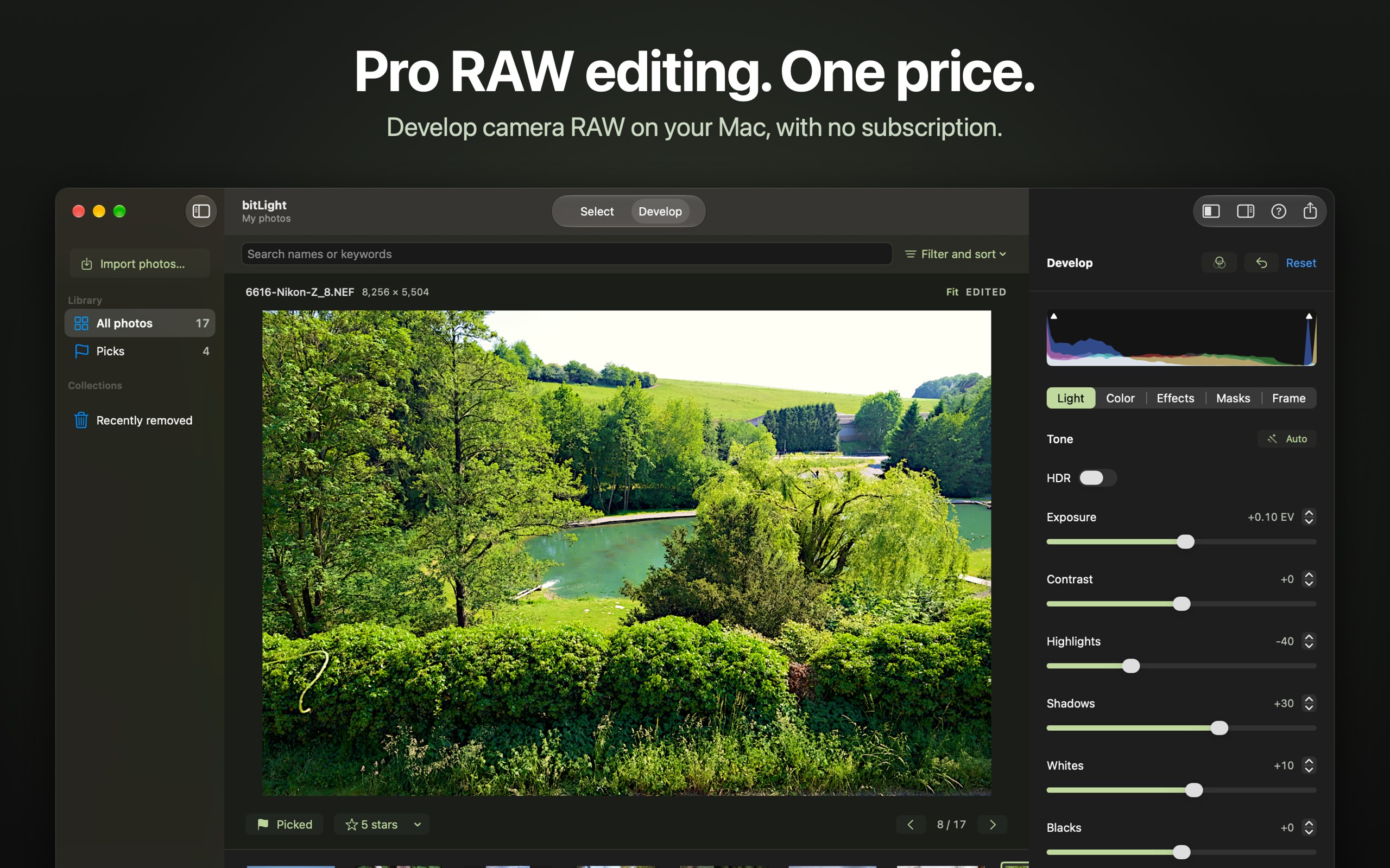 Current bitLight RAW development workspace.